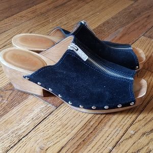 Michael Kors Open Toe Wedge Mules